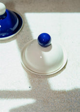 BANU White Bell & Plate