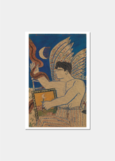 Postcard "Painter Angel"