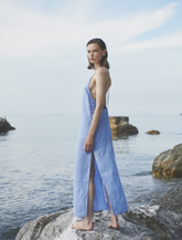 Blue Strappy Dress /Womenswear