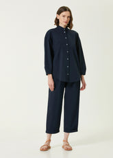 Navy Shirt & Pant Set / Womenswear