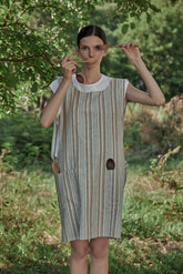 Striped Apron /Somenswear