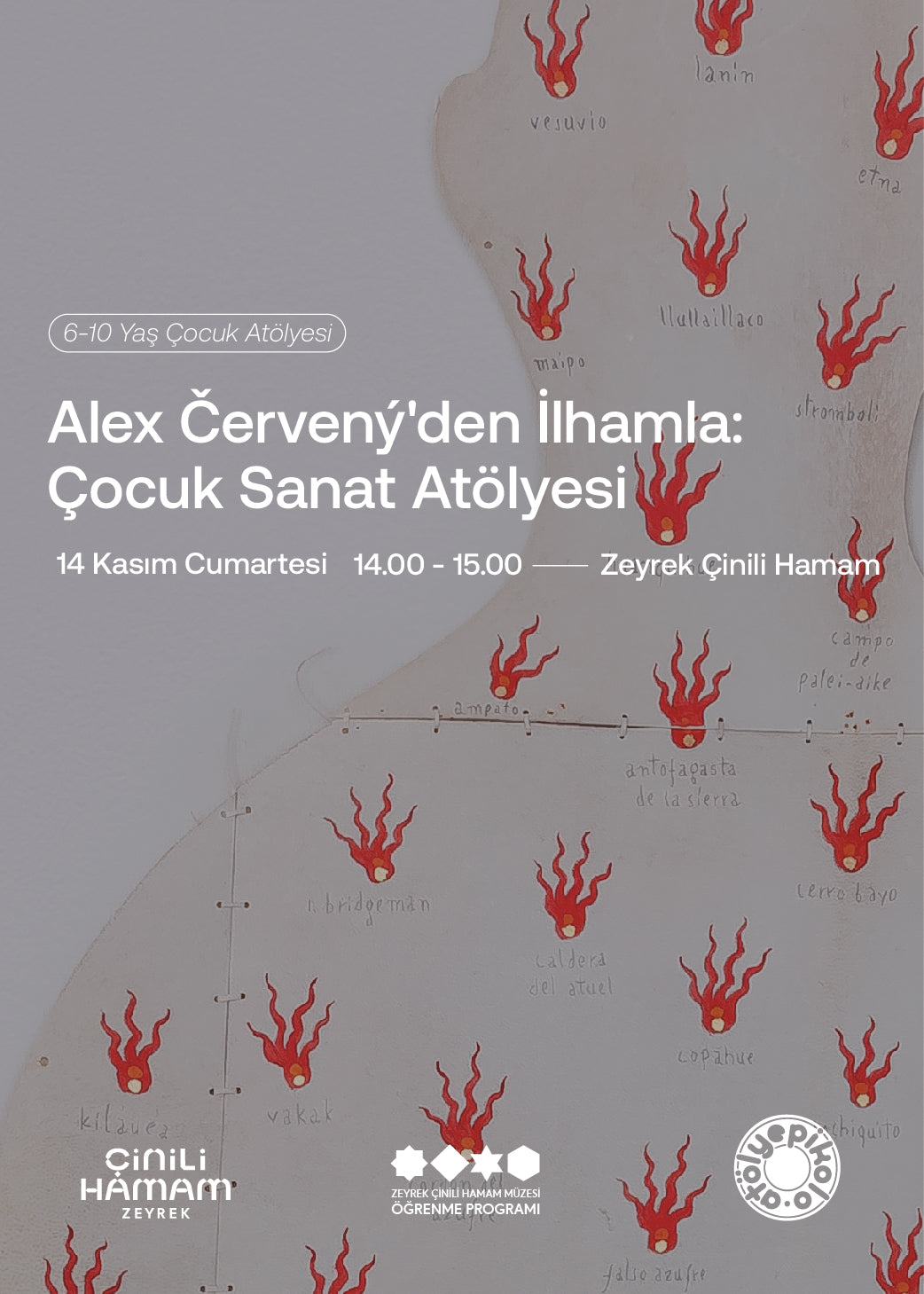 Alex Červený'den İlhamla: Çocuk Sanat Atölyesi