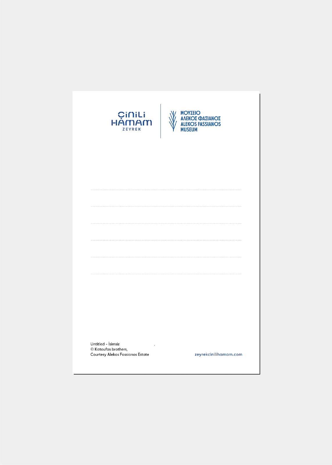 Postcard "Untitled" Orange