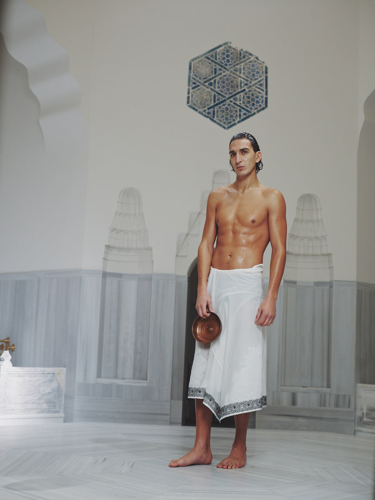 White Linen Peshtamal